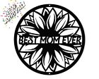 Personalized Best Mom Mother Metal Name Sign Home Decor Decorative Wall Art Gift