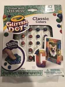 Crayola Glitter Dots (42 Count) - Classic Colors - BRAND NEW - Picture 1 of 2