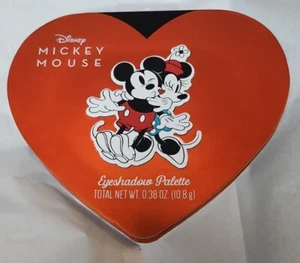 New Disney - Mickey & Minnie Mouse - Heart Shaped Eyeshadow Palette With Mirror - Picture 1 of 2