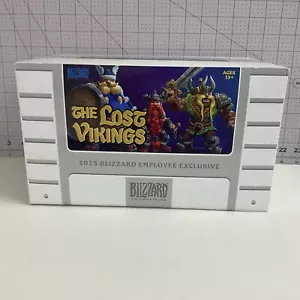 LOST VIKINGS 2015 Holiday Gamer Gift Statue Blizzard Employee Exclusive Open Box - Picture 1 of 11