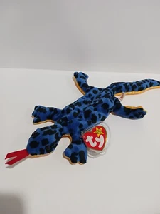 TY Beanie Baby Lizzy the Lizard Rare 1995 P.V.C Style 4033 - Picture 1 of 5