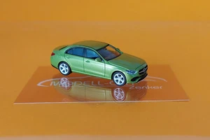 Herpa 430913-003 Mercedes-Benz C-Klasse Limousine, Green Hell 1:87 NEU - Picture 1 of 3