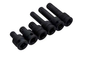 Blue Spot 01532 Spline Sockets M14-M18 6 Piece 1/2D - Picture 1 of 2