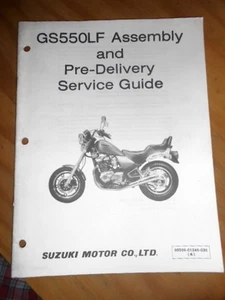 Suzuki Assembly & Pre Delivery Service Guide 1985 GS550 LF - Picture 1 of 1