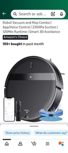 Robotic Smart Vacuum With Smart Mop Technology  - Picture 1 of 4