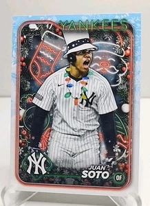 2024 Topps Holiday - Holiday Variation Juan Soto #H162 NY Yankees, NY Mets. - Picture 1 of 3