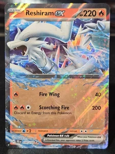 2025 Pokemon Reshiram EX- Journey Together 030/159 Double Rare FULL ART FRESH - Picture 1 of 3