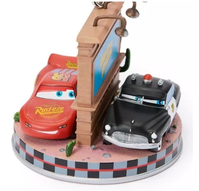 2025 Disney Parks Cars Lightning McQueen Sheriff Christmas Ornament NEW - Image 1 of 4
