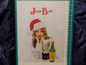 1971/2 PRINT AD J&B SCOTCH HAVE A DICKENS OF A CHRISTMAS - Bild 1 von 1
