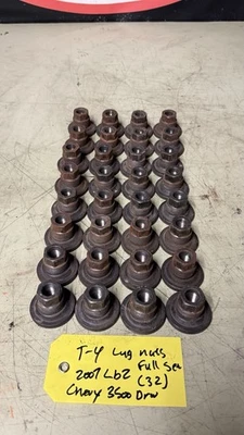 2001-2024 Chevy Silverado GMC Sierra 3500HD Dually Dual Wheel Lug Nuts Set OEM - Image 1 of 3