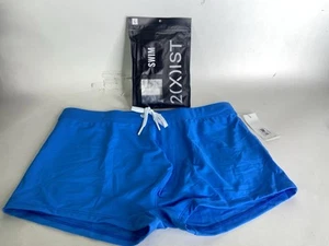 2XIST Essentials Cabo Swim Trunks Swimwear Bottoms Malibu Blue Mens Size L - Picture 1 of 6