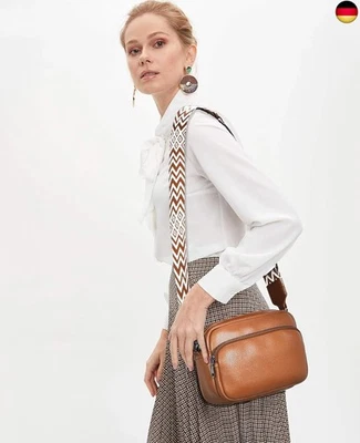 MARKE GASSDA GASSDA Umhängetasche Damen Kleine Handtasche Damen PU Leder Crossbody Bag