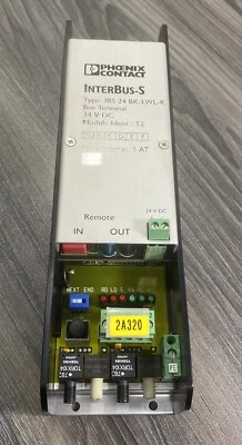 NOS Phoenix Contact InterBus-S Bus Terminal IBS 24 BK-LWL-K 24VDC Ident 52 - USA - Image 1 of 4