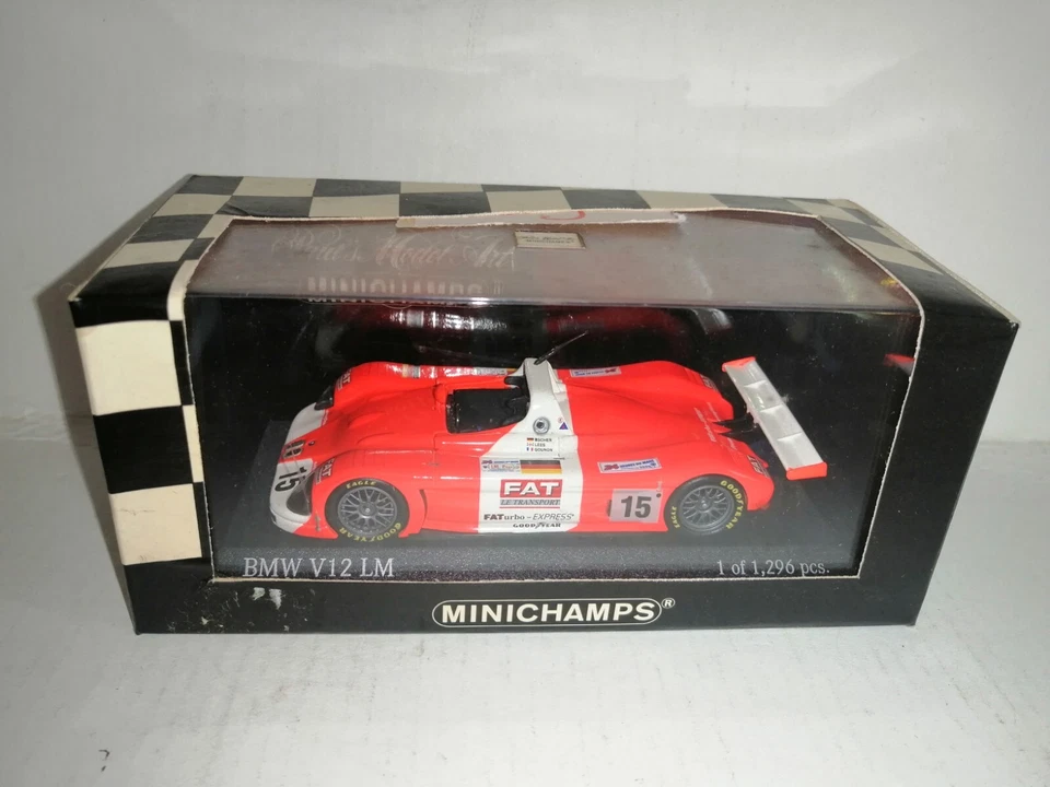 BMW V12 LM 2000  MINICHAMPS 1/43  430 002815 - Immagine 1 di 1