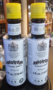 2 x 4 flüssige Unzen Angostura aromatischer Cocktail Bitterstoff - Bild 1 von 1