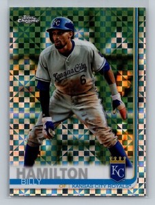 2019 Topps Chrome Billy Hamilton X-FRACTOR #142 - Kansas City Royals