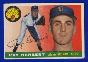 RAY HERBERT tigers 1955 TOPPS #138 GOOD - Picture 1 of 2