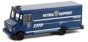Greenlight 1:64 2019 Step Van NYPD AuxiliaryPatrol Support H.D. Trucks 33220C B6 - Picture 1 of 1