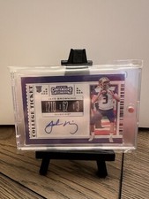 2019 Panini Contenders Draft Picks College Ticket Jake Browning Rookie Auto RC