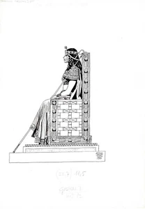 ATTILIO MICHELUZZI - Tavola La Regina di Saba (pubblicata nel Giornalino) - Imagen 1 de 1