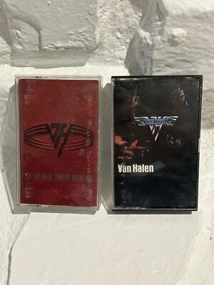 Van Halen Self Titled CASSETTE And Running’ With The Devil 2 Lot - Image 1 of 2