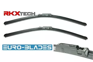 Front Windshield Wiper Blades set 2 for Audi A6 C6 factory style fit 2005-2011 - Picture 1 of 5