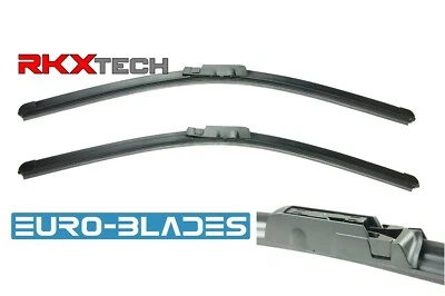 Juego 2 limpiaparabrisas delantero para Audi A6 C6 estilo fábrica ajuste 2005-2011  Foto 1 de 4