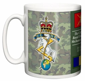 Taza de té del ejército británico The Corps of the Royal Electrical & Mechanical Engineers - Imagen 1 de 4