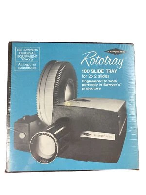 Vintage Sawyer's Rototray 100 Projector Slide Tray for 2" x 2" Slides #6214 NEW - Image 1 of 2