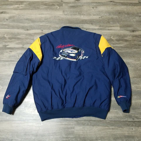 Vintage Rusty Wallace #2 Chase Jacket NASCAR Racing Miller Light Size Large Cover