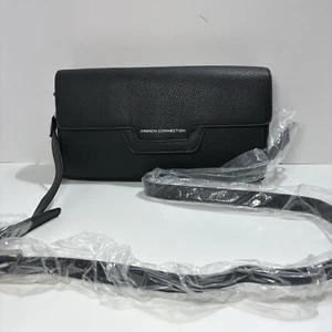 Bolso Bandolera de Hombro French Connection Kitty Guijarro Nuevo con Etiquetas - Imagen 1 de 8