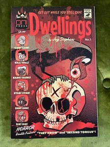 “Dwellings” #1 (2023 Oni) 1:10 Bloody Cover Jay Stephens Variant NM 1st Print - Picture 1 of 10