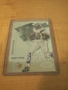 Tarjeta Adrian Peterson 0435/1000 2008 Leaf Certified Materials Skills #CS-1 - Imagen 1 de 2