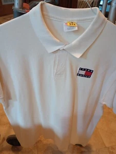 Texas Aggies Polo Button Collar Adult 42/44 Cotton Pullover White With Logo - Picture 1 of 6