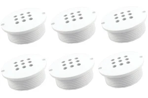 Confezione 6 Gorgogliatore Piscina CMP 25503-000-000 1-1/2 Pollice Bianco - Foto 1 di 2