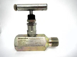 Tescom Anderson Greenwood H1RDC-44Q Flow Control Valve, 1/2" NPT - Picture 1 of 6