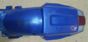 KAWASAKI KDX 200 r 125 250 rear fender plastic blue kotto mudflap FENDER-COMP-RE - Picture 1 of 12