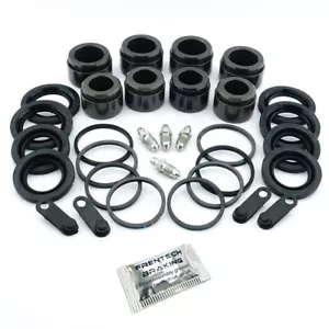2x Front Brake Caliper Repair Kits & Pistons For Nissan 350Z Z33 (For Brembo) - Picture 1 of 9
