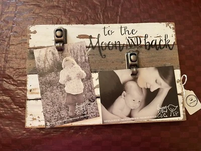 To The Moon And Back Rustic Collage Photo Frame - Image 1 of 4