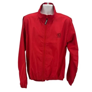 Pearl Izumi Zephrr Mens XXL Cycling Jacket Windbreaker Red Full Zipper - Picture 1 of 8