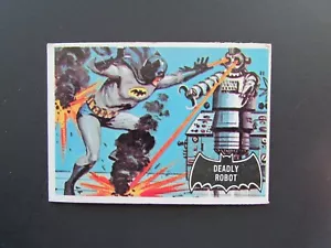 1966 Topps Batman Black Bat Karte #47 Deadly Robot - Bild 1 von 2