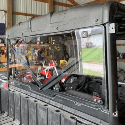 UTV Rear Window Windshield Windscreen for Polaris Ranger XP 1000 /Crew 2017-2025 - Image 1 of 4