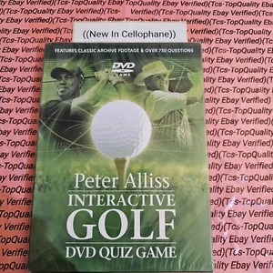 Peter Alliss Interactive Golf DVD Quiz Game. Brand New In Cellophane Seal  - Picture 1 of 1