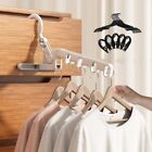 2pcs Turnable Clothes Drying Rack Plastic Laundry Hanging Rack  Hotel Apartment