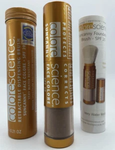 Colorescience Retractable dispensing brush. SPF 20. That touch of mink tone. - Picture 1 of 3