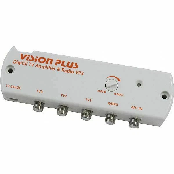 VisionPLUS VP3 Digital TV Amplifier - White