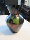 Art Glass bud vase The Essentials black nouveau design