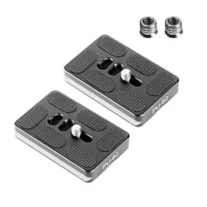 Manbily Pack Of 2 Tripod Head Quick Release Plates Ball Head Tripod Adapter UK - Picture 1 of 7