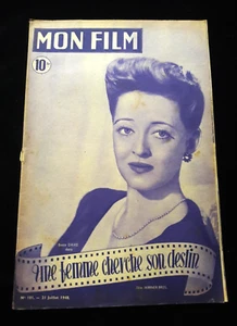 MON FILM N°101 07/1948 BETTE DAVIS UNE FEMME CHERCHE SON DESTIN CINEMA 791 - Imagen 1 de 1
