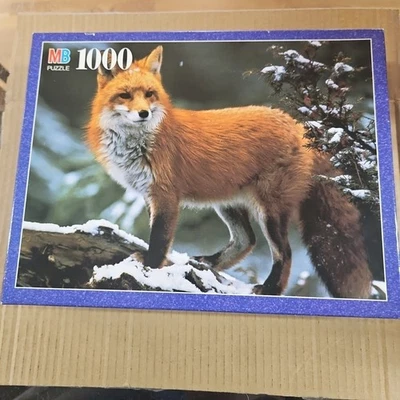 MB Nature Red Fox 1000 Piece Puzzle New - Image 1 of 2
